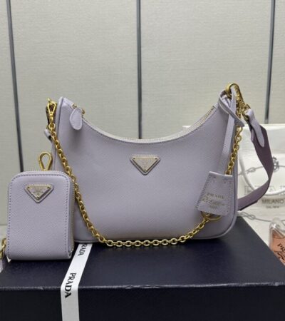 Replica Prada Re-Edition 2005 Purple - Best Fake Designer Bags