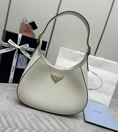 Replica Prada  Cleo Medium White - Best Fake Designer Bags
