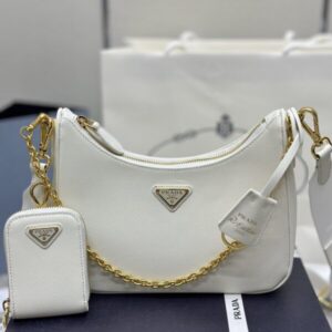 Replica Prada Re-Edition White 2005 - Best Fake Designer Bags