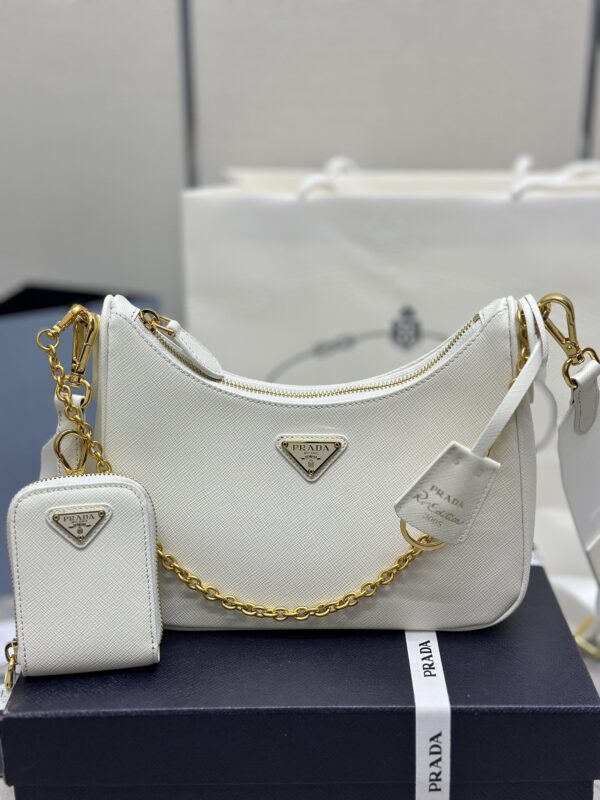 Replica Prada Re-Edition White 2005 - Best Fake Designer Bags