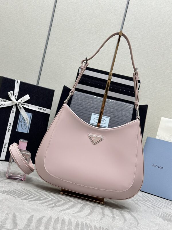 Replica Prada  Cleo Brushed Pink Bag - Best Fake Designer Bags