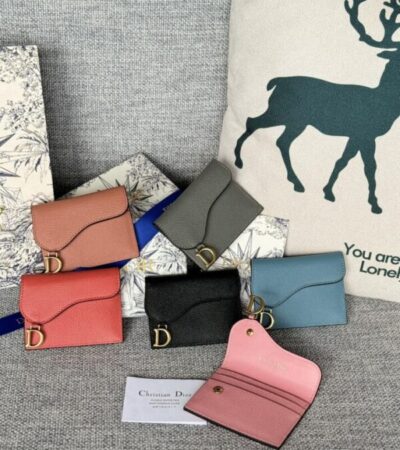 Replica Dior Saddle Flap Card Holder - Best Fake Designer Bags
