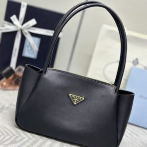 Replica Prada Medium Black Shoulder Bag - Best Fake Designer Bags
