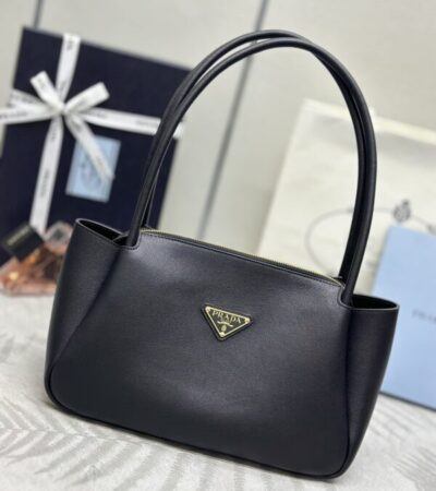 Replica Prada Medium Black Shoulder Bag - Best Fake Designer Bags