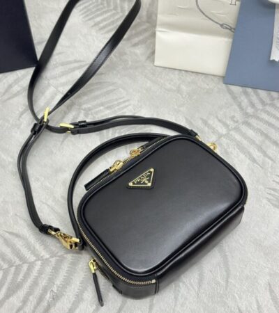 Replica Prada Mini Top-Handle Bag Black - Best Fake Designer Bags