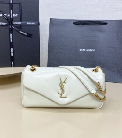 Replica YSL Calypso White - Best Fake Designer Bags