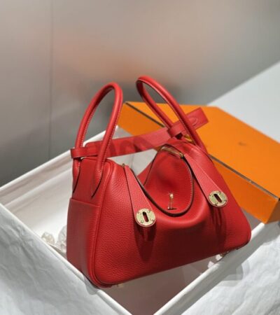Replica Hermes Lindy Red - Best Fake Designer Bags