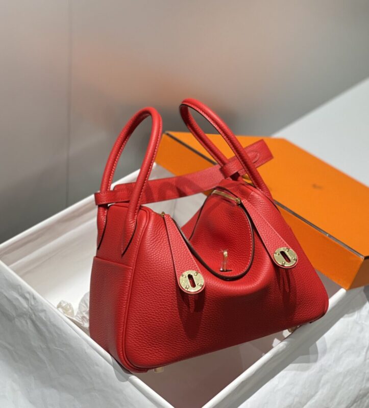 Replica Hermes Lindy Red - Best Fake Designer Bags