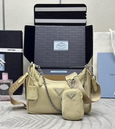 Replica Prada Re-Edition Nylon 2005 Yellow - Best Fake Designer Bags