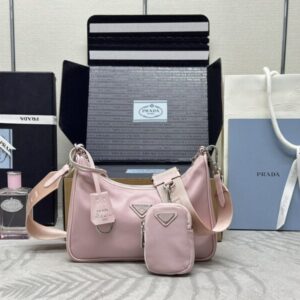 Replica Prada Re-Edition Nylon 2005 Pink - Best Fake Designer Bags