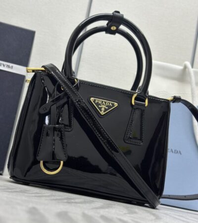 Replica Prada Galleria Black Patent - Best Fake Designer Bags