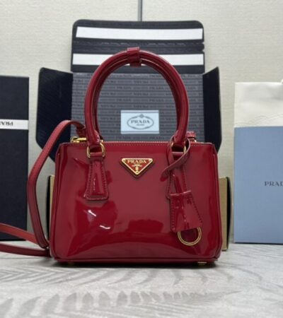 Replica Prada Galleria Red Patent - Best Fake Designer Bags