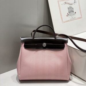 Replica Hermes Herbag 31cm Pink - Best Fake Designer Bags