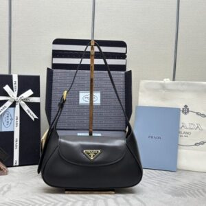 Replica Prada  Small Shoulder Bag Black - Best Fake Designer Bags
