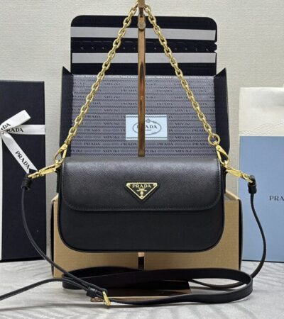 Replica Prada Mini Saffiano Black - Best Fake Designer Bags