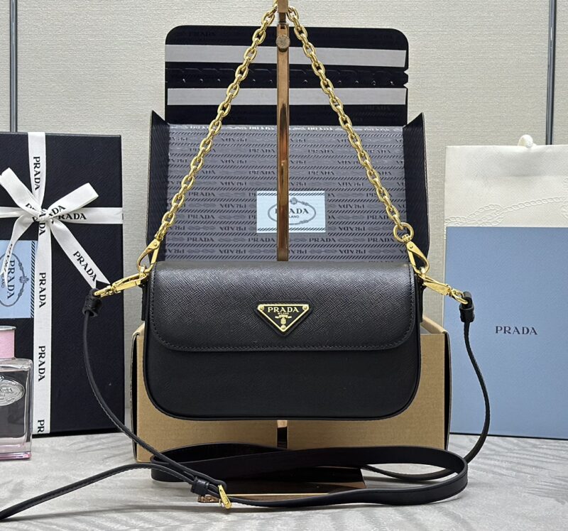 Replica Prada Mini Saffiano Black - Best Fake Designer Bags