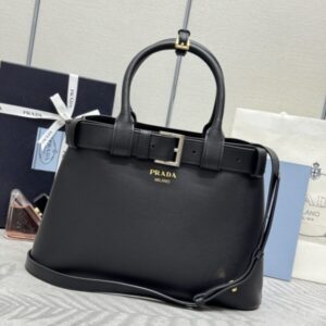 Replica Prada  Black Buckle - Best Fake Designer Bags