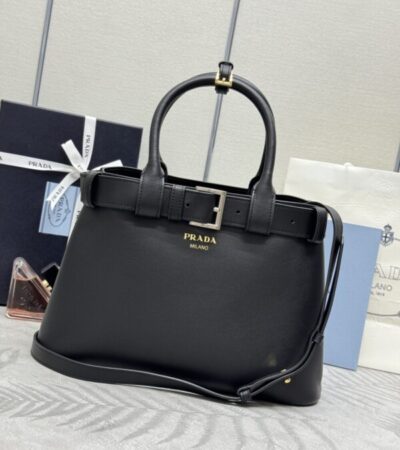 Replica Prada  Black Buckle - Best Fake Designer Bags