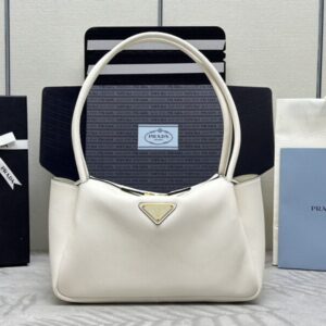 Replica Prada Medium White Shoulder Bag - Best Fake Designer Bags
