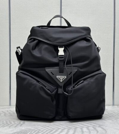 Replica Prada Re-Nylon Black Backpack - Best Fake Designer Bags