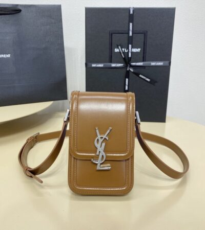 Replica YSL Solferino Mini Brown - Best Fake Designer Bags