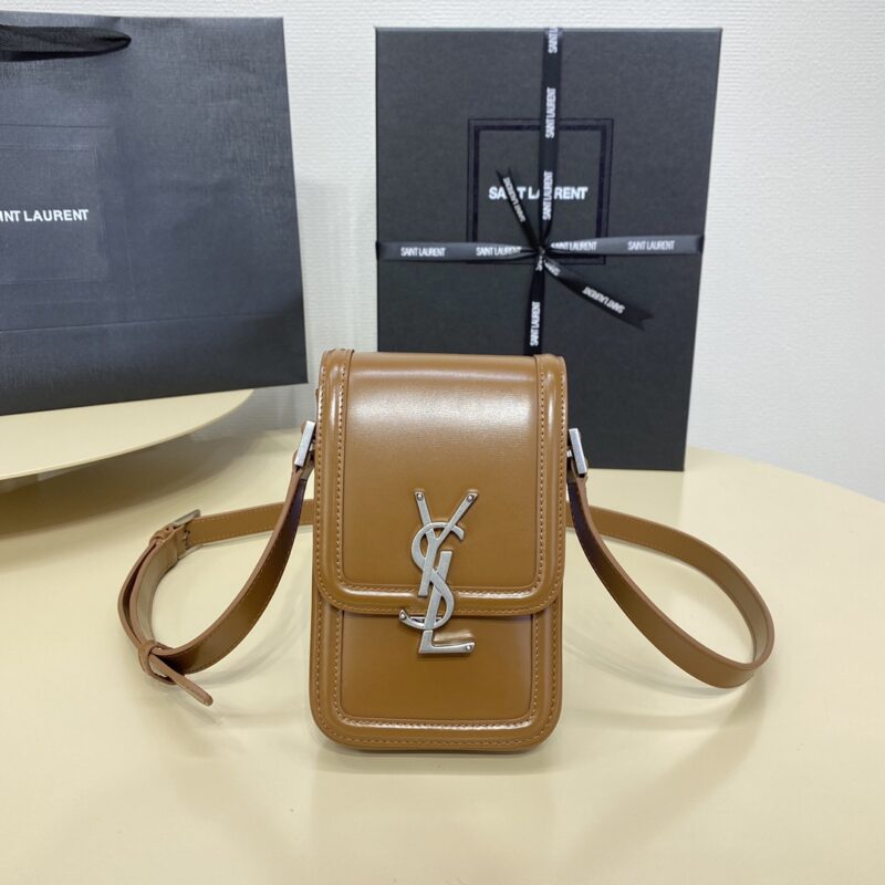 Replica YSL Solferino Mini Brown - Best Fake Designer Bags