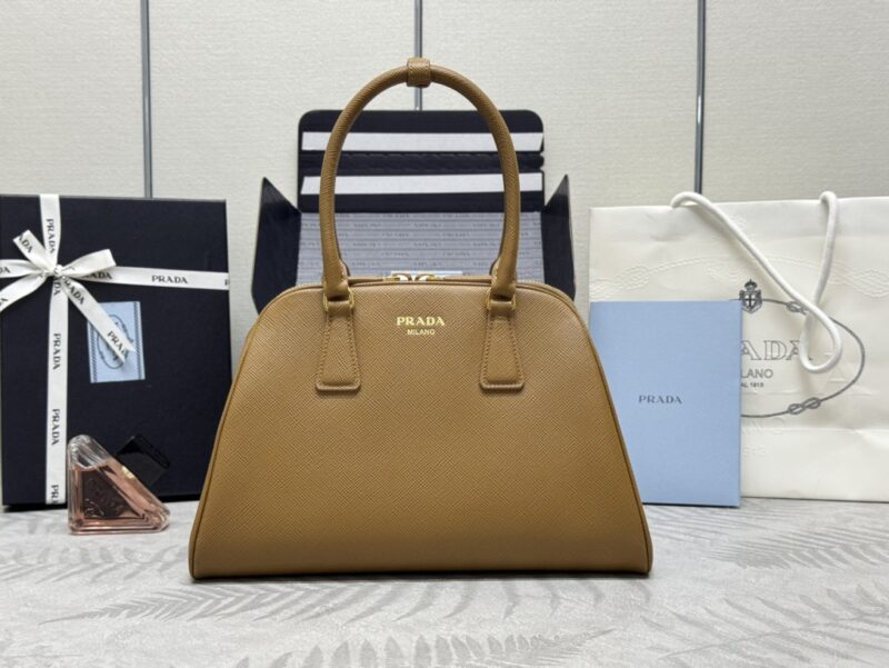 Replica Prada Large Saffiano Caramel - Best Fake Designer Bags