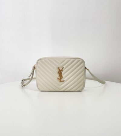 Replica YSL Lou Camera Bag White - Best Fake Designer Bags