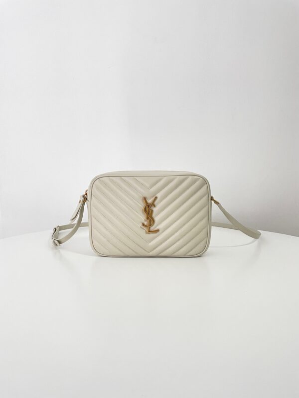 Replica YSL Lou Camera Bag White - Best Fake Designer Bags