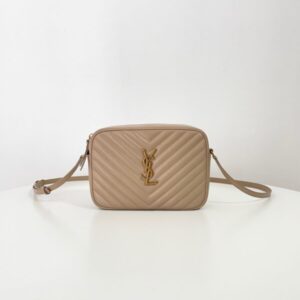 Replica YSL Lou Camera Bag Apricot - Best Fake Designer Bags