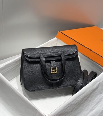 Replica Hermes Halzan Black - Best Fake Designer Bags