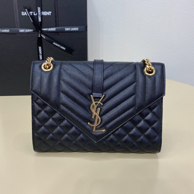 Replica YSL Envelope Crossbody Black - Best Fake Designer Bags