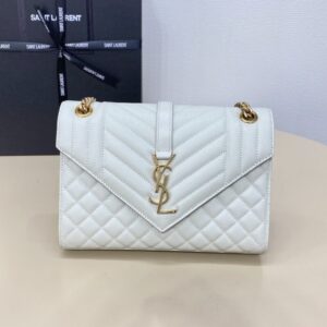 Replica YSL Envelope Crossbody White - Best Fake Designer Bags