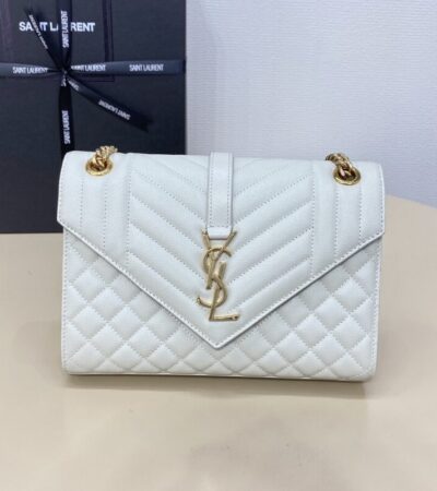 Replica YSL Envelope Crossbody White - Best Fake Designer Bags