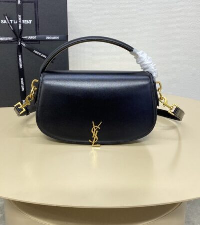Replica YSL Voltaire Top Handle Black - Best Fake Designer Bags
