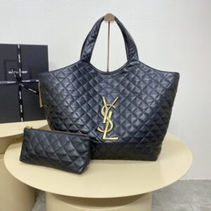 Replica YSL ICARE Black - Best Fake Designer Bags