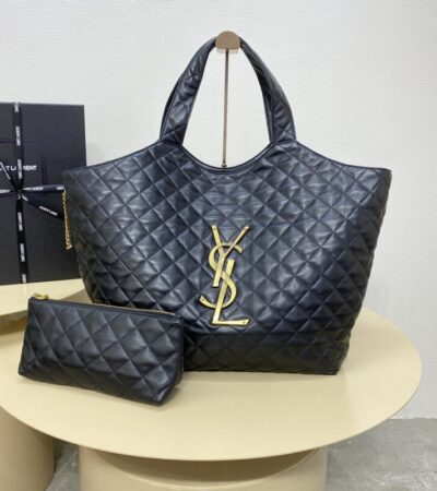 Replica YSL ICARE Black - Best Fake Designer Bags