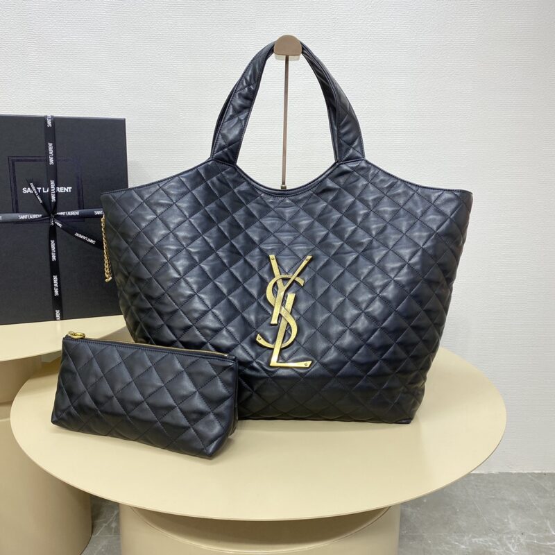 Replica YSL ICARE Black - Best Fake Designer Bags