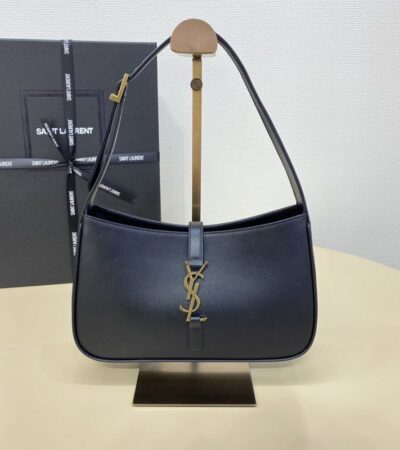 Replica YSL LE 5 A 7 Hobo Black - Best Fake Designer Bags