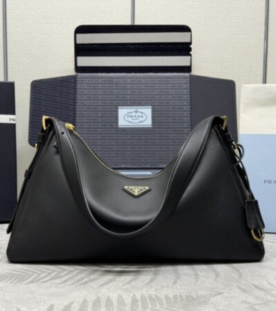 Replica Prada Prada Aimée Large Black - Best Fake Designer Bags
