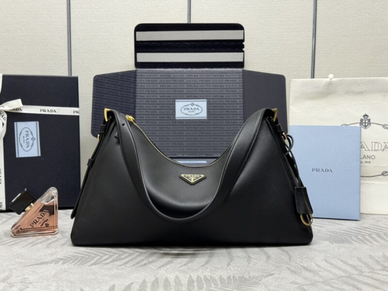 Replica Prada Prada Aimée Large Black - Best Fake Designer Bags