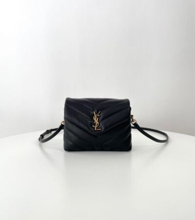 Replica YSL LouLou Mini Black - Best Fake Designer Bags