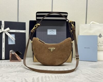 Replica Prada  Arque Suede - Best Fake Designer Bags