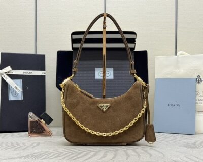 Replica Prada  Suede Re-Edition - Best Fake Designer Bags