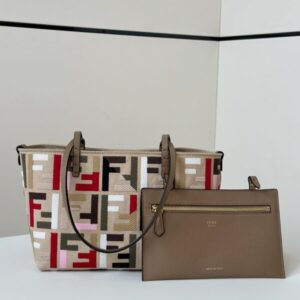 Replica Fendi Two Sides Small Tote F Monogram - Best Fake Designer Bags