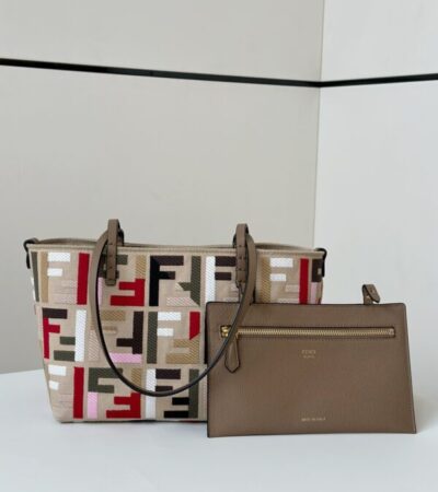 Replica Fendi Two Sides Small Tote F Monogram - Best Fake Designer Bags