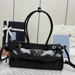 Replica Prada   Naplak Patent Black - Best Fake Designer Bags