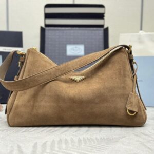 Replica Prada Prada Aimée Suede Large - Best Fake Designer Bags