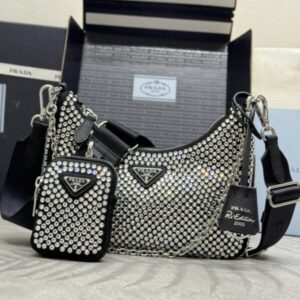 Replica Prada  Re-Edition  2005 Diamond White - Best Fake Designer Bags