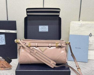 Replica Prada Pink Leather Handbag - Best Fake Designer Bags